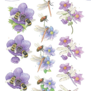 3D Cutting Sheet - Jeanine's Art - Bees and Dragonflies Jeanines Art CD11336