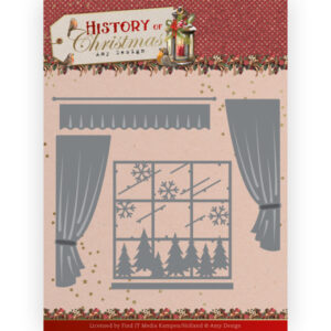 ADD10243 Dies - Amy Design - History of Christmas - Window with Curtains
