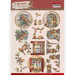CD11686 3D Cutting Sheet - Amy Design - History of Christmas - Christmas Window