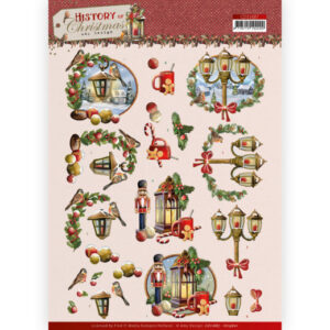 CD11687 3D Cutting Sheet - Amy Design - History of Christmas - Christmas Lanterns