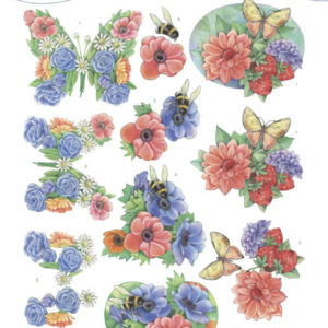 3D Cutting Sheet - Jeanine's Art - Summer Flowers Jeanine's Art CD11493