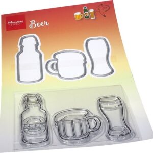 Clear stamps & dies Hetty's Beer HT1664