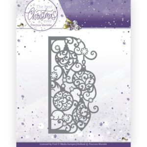 PM10210 Dies - Precious Marieke - The Best Christmas Ever - Christmas Baubles Edge(HJ197