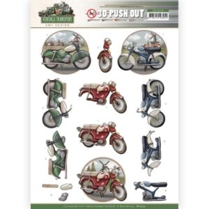 3D Push Out - Amy Design - Vintage Transport - Moped Amy Design SB10574