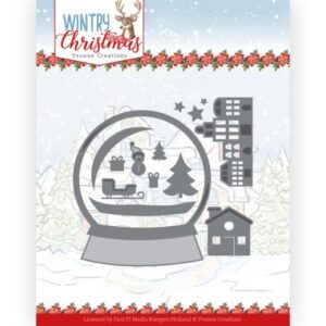 Dies - Yvonne Creations - Wintery Christmas - Snowman in snow globe Yvonne Creations YCD10247