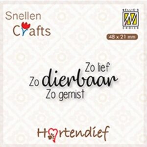 Clear Stamp Pet Condolence Zo lief, zo dierbaar  DTPCS001