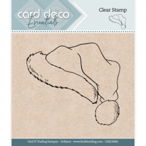 Card Deco Essentials - Clear Stamps - Santa Hat Card Deco Essentials CDECS066