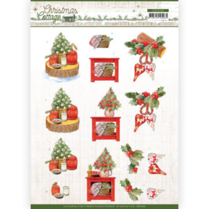 CD11722 3D Cutting Sheet - JA - Christmas Cottage - Christmas Decoration (HJ199)