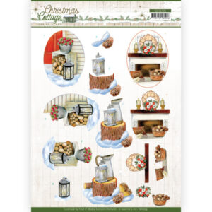 CD11725 3D Cutting Sheet - JA - Christmas Cottage - Wood Decorations (HJ199)