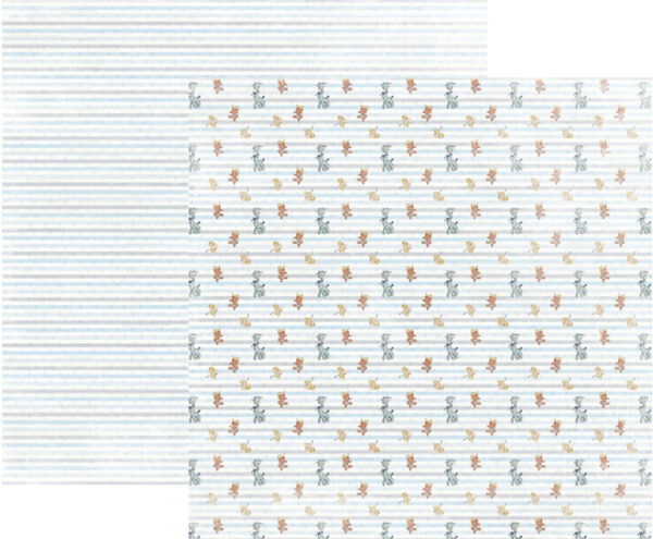 RP0338 It´s a boy Collection - Giraffe Double-sided patterned paper 12x12 200 gsm Reprint