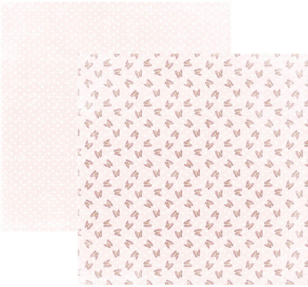 RP0344 It´s a girl Collection - Butterflies Double-sided patterned paper 12x12 200 gsm Reprint