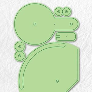 SWCD001 Special card dies Swing card dies Nellie Snellen SWCD001