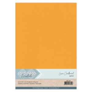 Linen Cardstock - A4 - Apricot Card Deco Essentials LKK-A465