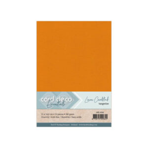 Linen Cardstock - A5 - Tangerine Card Deco Essentials LKK-A566