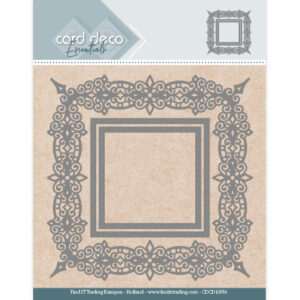 Card Deco Essentials Aperture Dies - Swirls Square Card Deco Essentials CDCD10056