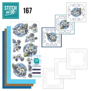Stitch and Do 167 - Amy Design - Awesome Winter - Winter Flowers Stitch & Do STDO167