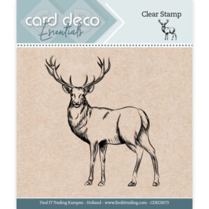 Card Deco Essentials - Clear Stamps - Deer Card Deco Essentials CDECS073