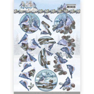 3D Cutting Sheet - Amy Design - Awesome Winter - Winter Birds Amy Design CD11737
