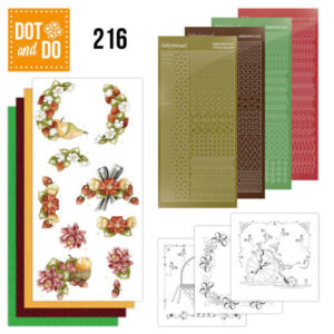 Dot and Do 216 - Precious Marieke - Flowers and Fruits - Flowers and Strawberries Dot & Do