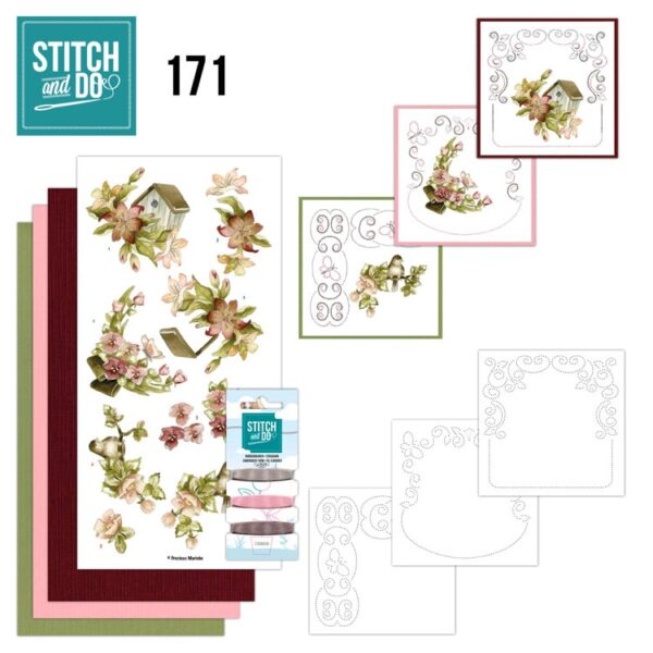 Stitch and Do 171 - Precious Marieke - Flowers and Birds Stitch & Do STDO171