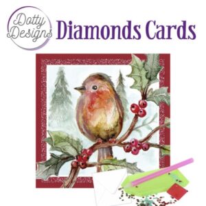 Dotty Designs Diamond Cards - Robin Dotty Designs DDDC1057