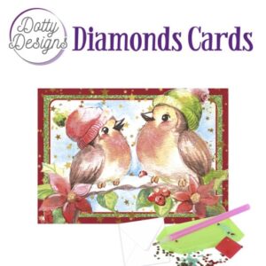 Dotty Designs Diamond Cards - Christmas Birds Dotty Designs DDDC1058