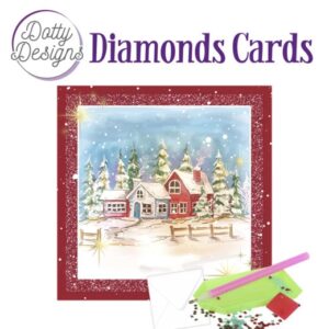 Dotty Designs Diamond Cards - Winter Landscape Dotty Designs DDDC1059