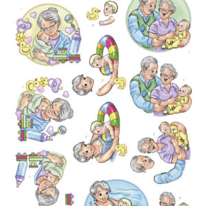 3D Cutting Sheet - Yvonne Creations - Cuddling Yvonne Creations CD11755