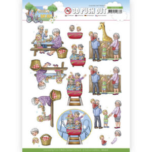 3D Push Out - Yvonne Creations - Funky Day Out - Zoo Yvonne Creations SB10616