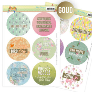 Tekst Designs - Amy Design - Colourful Feathers Amy Design ADTD1010