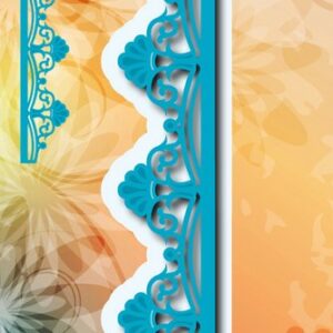 Joy!Crafts Stencil - Snij- embosstencil - Rand volant 6002/0912