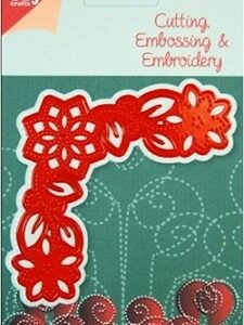 Winter Wonderland 6002/1203 Noor! Design Borduurmal hoekje 2 , 1 st.