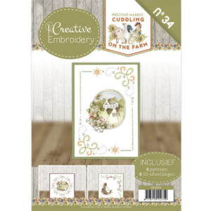 CB10034 Creative Embroidery 34 - PM - Cuddling on the Farm (HJ203) Findit Trading