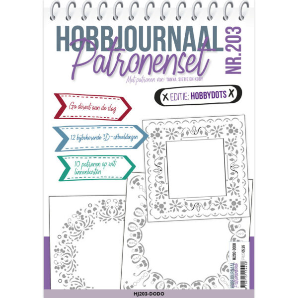 HJ203-DODO Hobbyjournaal Patronenset 203 - Dot and Do (HJ203)