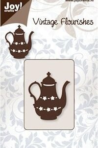 Joy! crafts - Die - Vintage Flourishes - Theepot - 6003/0020