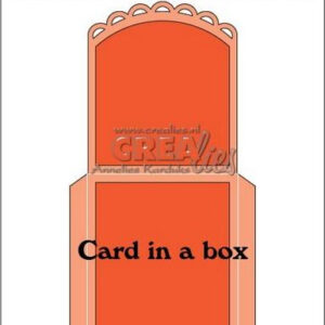 115634/5102 Crealies Cardzz nr 02 kaart in een doosje nr 02