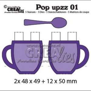 115634/1701 Crealies Pop upzz CLPU01