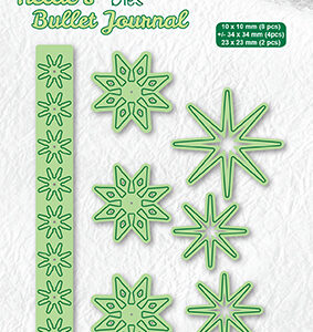 NBJD007 Shape dies set of flowers-2 Nellie Snellen