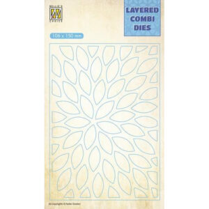 Nellie's Choice Layered Combi Die zonnestraal laag A LCDS001 106x150mm