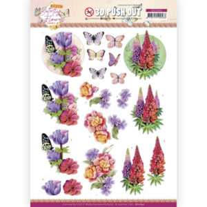 SB10640 3D Push Out - Jeanine's Art - Perfect Butterfly Flowers - Anemone