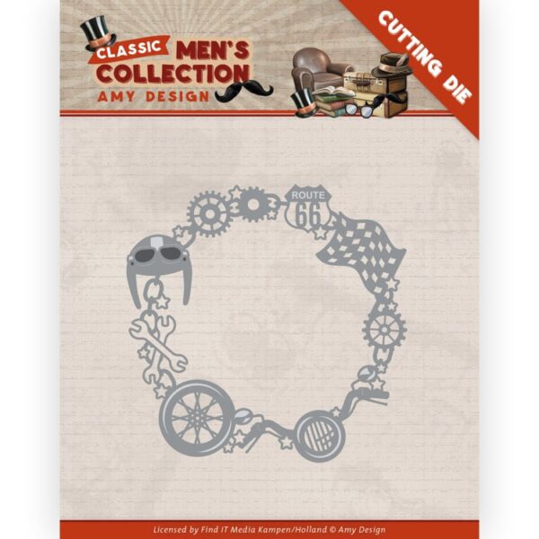 Dies - Amy Design Classic men's Collection - Motorcycling Frame ADD10267