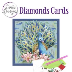 DDDC1085 Dotty Designs Diamond Cards - Peacock