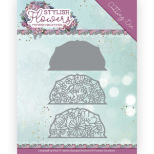 YCD10267 Dies - YC - Stylisch Flowers - Flower Semicircle