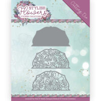 YCD10267 Dies - YC - Stylisch Flowers - Flower Semicircle - Afbeelding 2