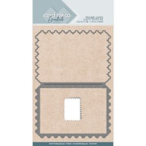 Card Deco Essentials Cutting Dies: Frame Card Lacy Dots A5 CDCD10043