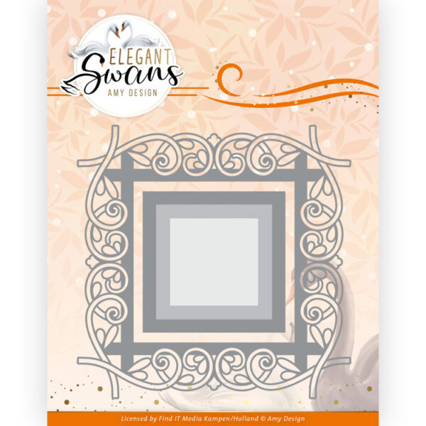 Dies - Amy Design - Elegant Swans - Elegant Frame ADD10269