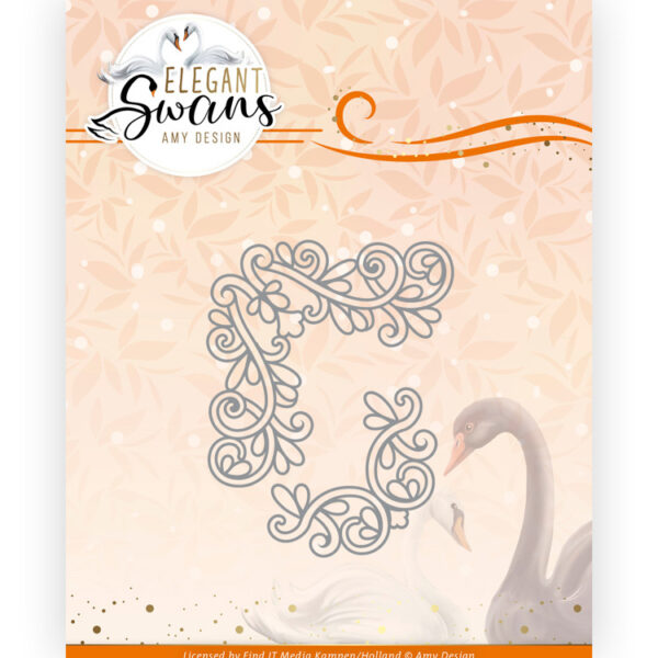 Dies - Amy Design - Elegant Swans - Elegant Corner ADD10271
