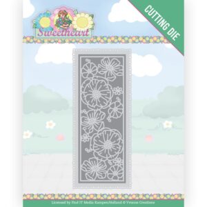 Dies - Yvonne Creations - Bubbly Girls - Sweetheart - Flower Border YCD10272