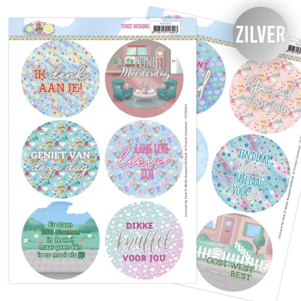 Tekst Designs -Yvonne Creations - Bubbly Girls - SweetheartYCTD1015