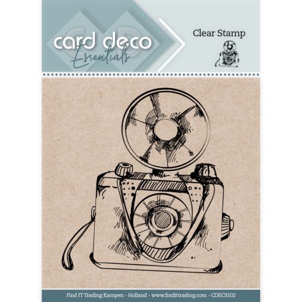Card Deco Essentials Clear Stamps - Camera Card Deco Essentials CDECS102